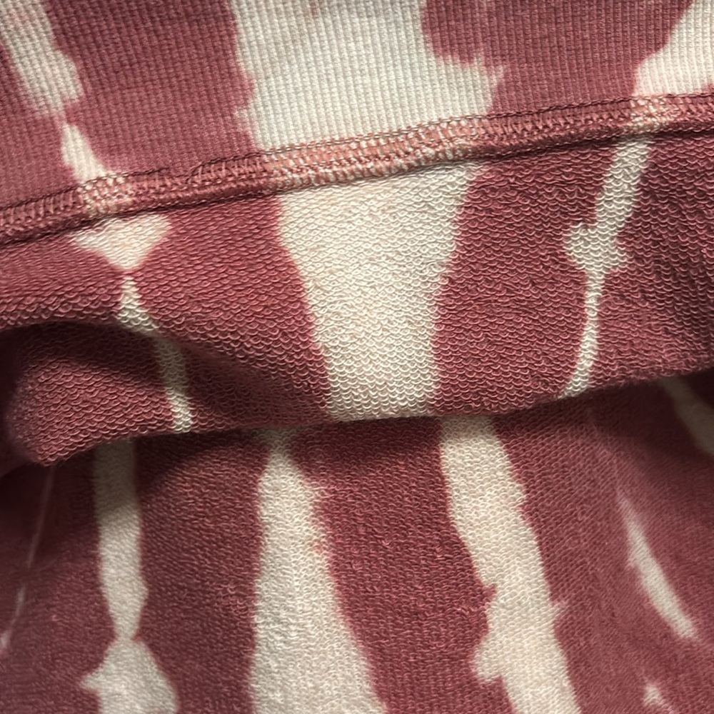 Kickoff Shop dark mauve and off white long-sleeve winter football sweatshirt - Picture 8 of 8